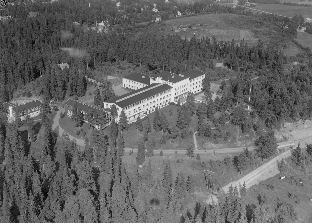 Flyfoto over Haukåsen sykehus