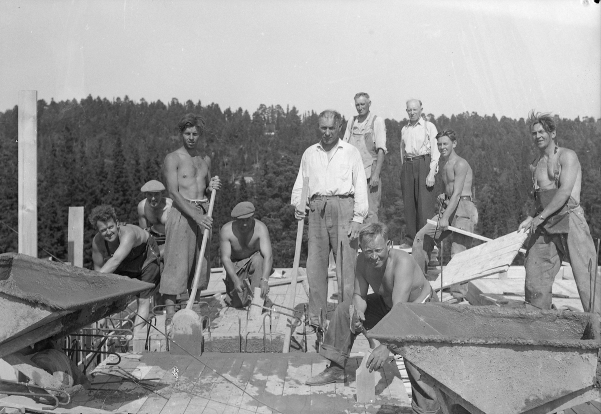 Bading og byggearbeid ved Haukåsen sykehus