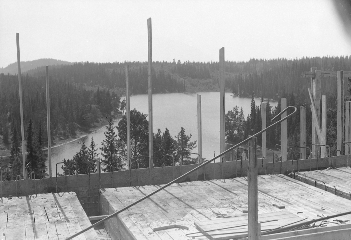 Bading og byggearbeid ved Haukåsen sykehus