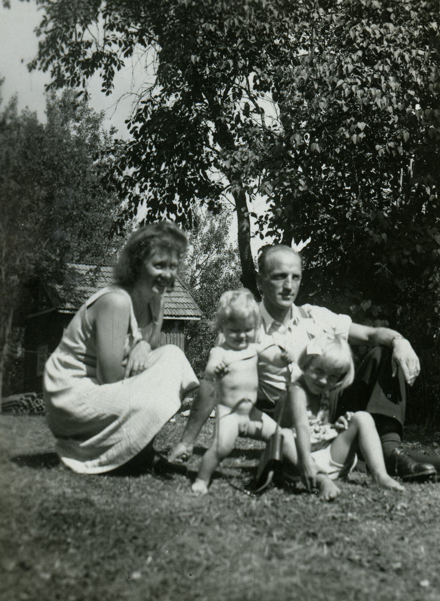 Grupporträtt på Familjen Sundling