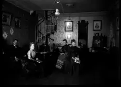 På kuvertet står följande information sammanställd vid musee