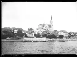 På kuvertet står följande information sammanställd vid musee