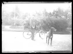 På kuvertet står följande information sammanställd vid musee