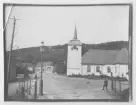 På kuvertet står följande information sammanställd vid museets första genomgång av materialet: Torget & kyrkan.