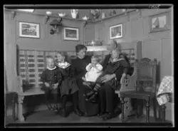 kuvertet står följande information sammanställd vid museets 