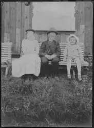 På kuvertet står följande information sammanställd vid musee