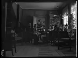 På kuvertet står följande information sammanställd vid musee