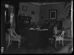 På kuvertet står följande information sammanställd vid musee