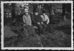 På kuvertet står följande information sammanställd vid musee