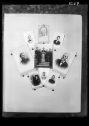 På kuvertet står följande information sammanställd vid musee