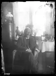 På kuvertet står följande information sammanställd vid musee