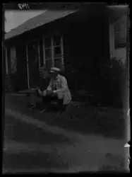 På kuvertet står följande information sammanställd vid musee