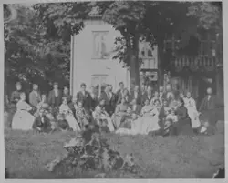 På kuvertet står följande information sammanställd vid musee