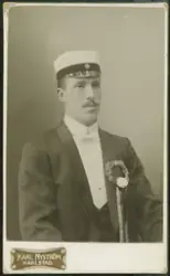 På kuvertet står följande information sammanställd vid musee