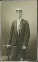 På kuvertet står följande information sammanställd vid musee