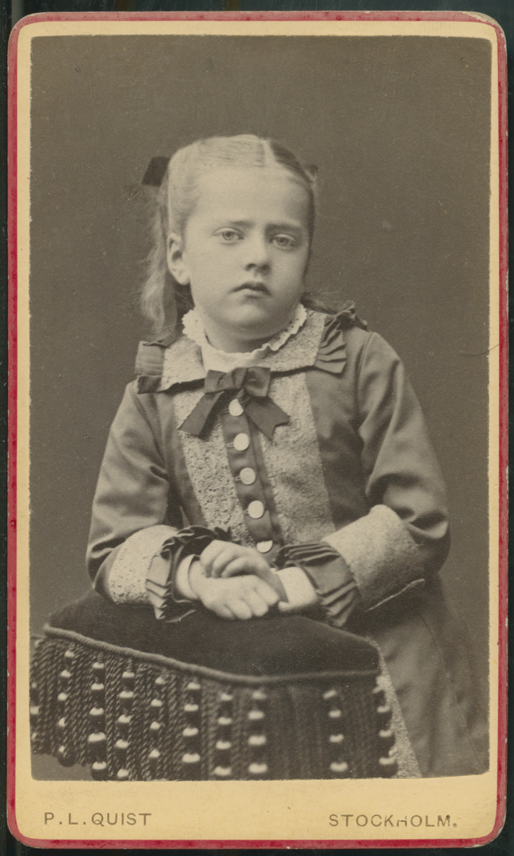 På kuvertet står följande information sammanställd vid museets första genomgång av materialet: Ida Blix f. år 1874. g.m Bernhard Palmgren godsägare.
Dotter till Wilhelm Blix. 
Stoclholm.