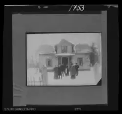 På kuvertet står följande information sammanställd vid musee