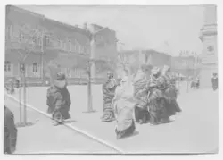 På kuvertet står följande information sammanställd vid musee