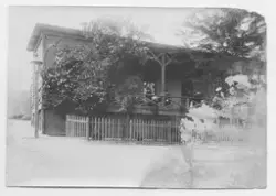 På kuvertet står följande information sammanställd vid musee