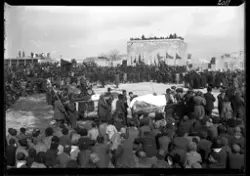 På kuvertet står följande information sammanställd vid musee