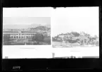 På kuvertet står följande information sammanställd vid museets första genomgång av materialet:  (Två bilder) Vista Jeneral Desde La Plaza. Cerro De santa Lucia.