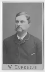 På kuvertet står följande information sammanställd vid musee