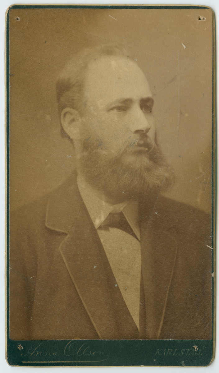 På kuvertet står följande information sammanställd vid museets första genomgång av materialet: Gottfrid Dahlgren