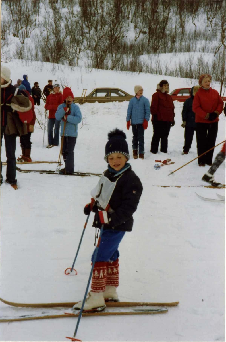 Torverennet på Rødsand i Senja 1982.