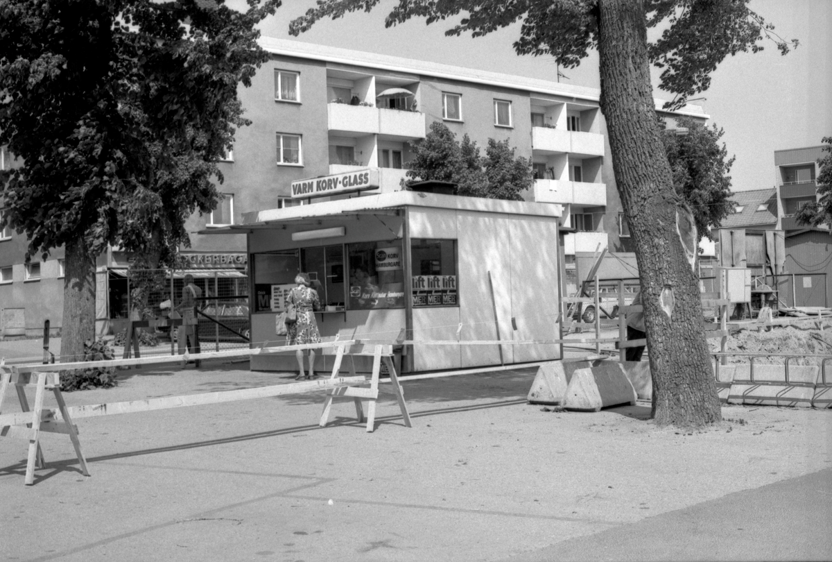 Korv- och glasskiosk vid Björndammen