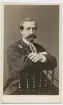 Porträtt på Carl Casper Reinhold Nordenskjöld Löjtnant och Lantbrukare född 16 oktober år 1840 död 2 mars år 1881.