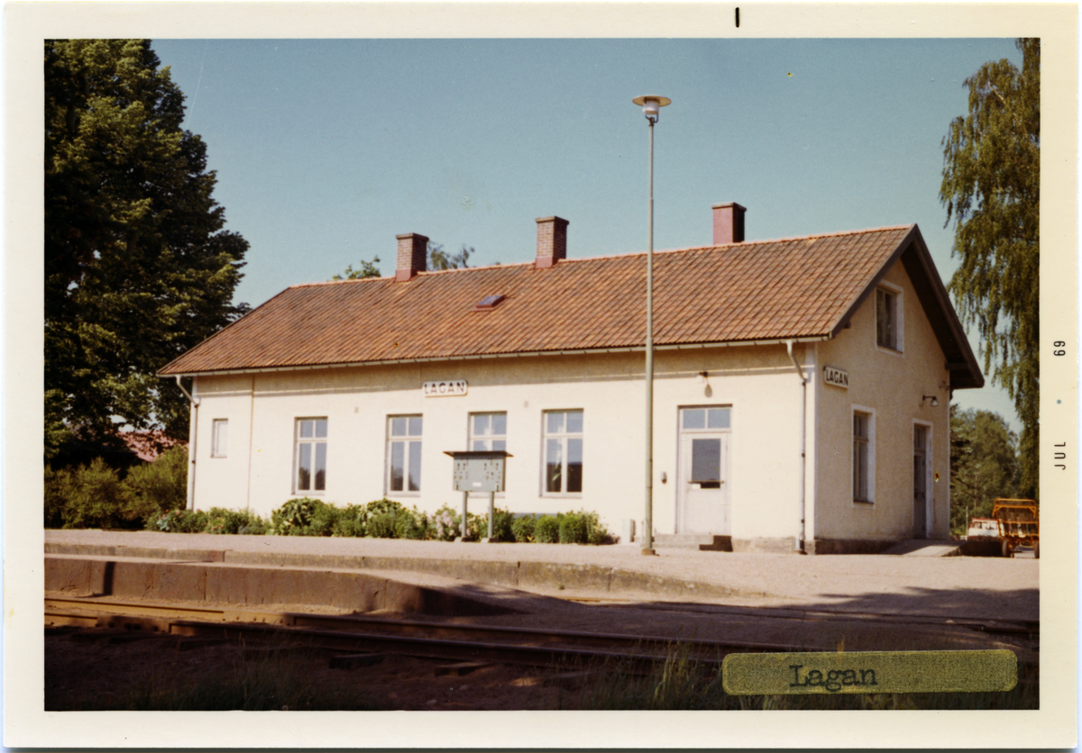 Lagan station, byggd år 1899 (arkitekt August Andersson, Hälsingborg)