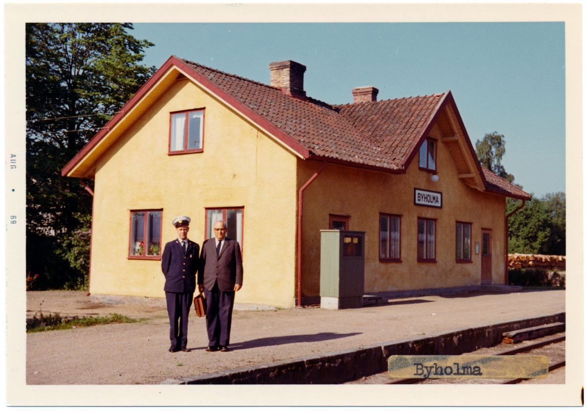 Byholma station byggd år 1889