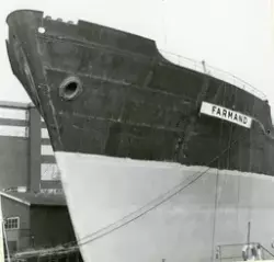 M/T Farmand (b.1958, A/S Akers mek. Verksted, Oslo), detalj 