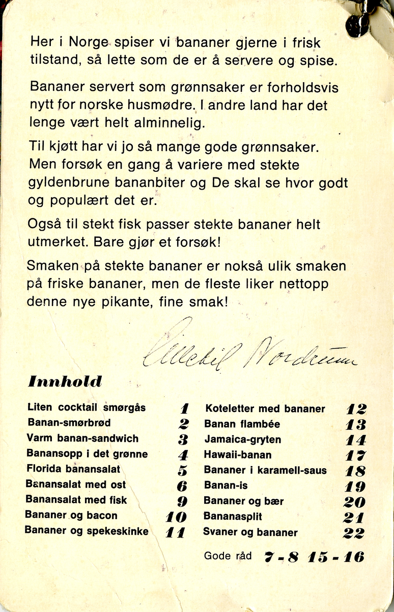 Matoppskrift