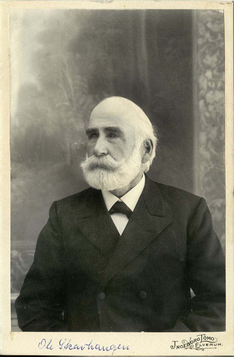 Ole Skavhaugen.
Bilde er fra fotoalbum GM.036888.