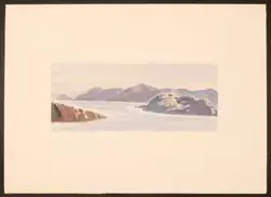 Stigfjorden [Akvarell, Akvarellmålning]