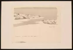 Tjurpannan - en knuten näve mot havet [Akvarell, Akvarellmål