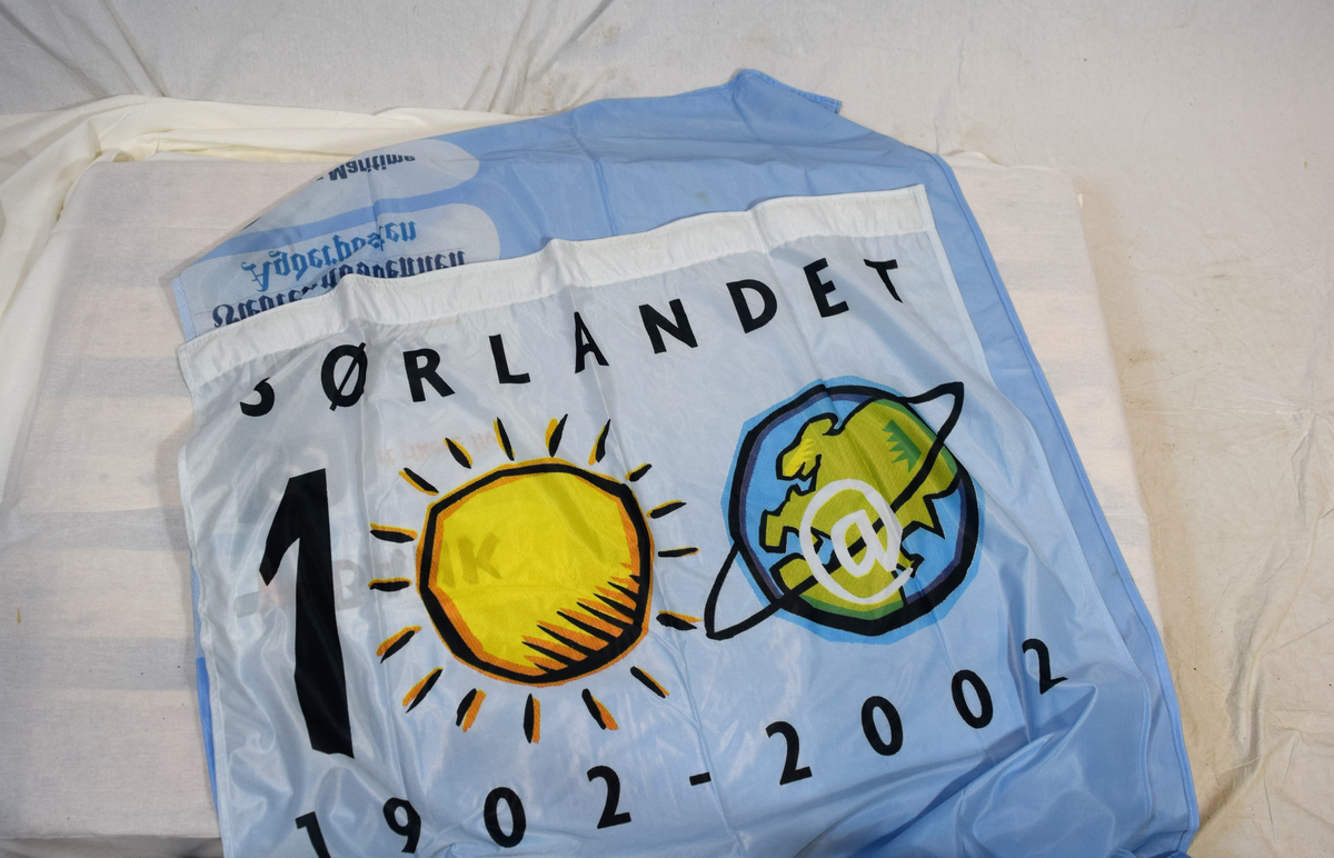 Banner heist i forbindelse med markering av hundreårsjubileet for begrepet "Sørlandet".
