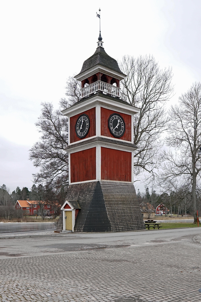 Klocktorn, Karlholms kyrka, Karlholms bruk, Uppland 2023