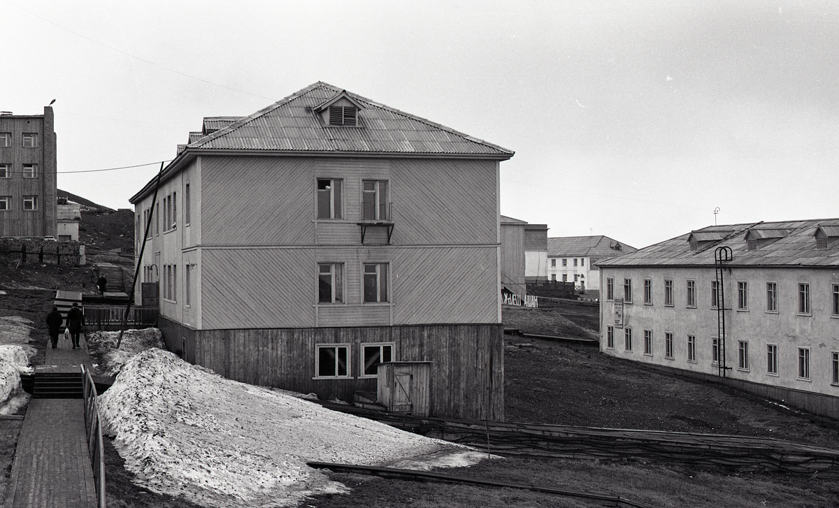 Bebyggelse i Barentsburg.