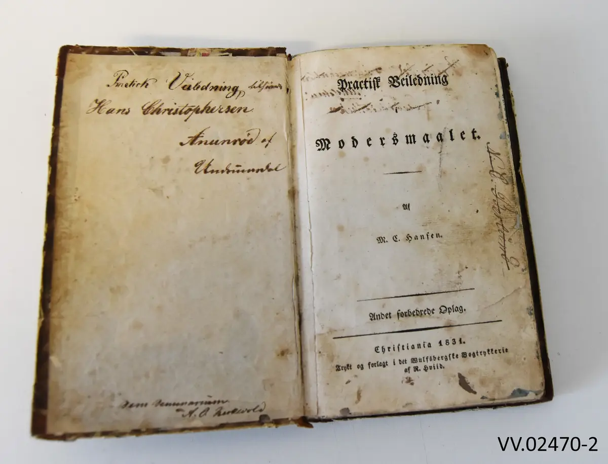 Praktisk veiledning av M. C. Hansen (?)