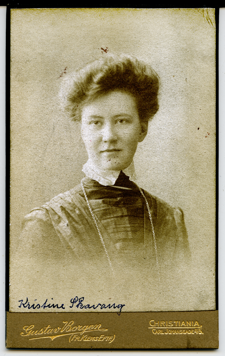 Kristine Skavang.
Bilde er fra fotoalbum GM.036888.
