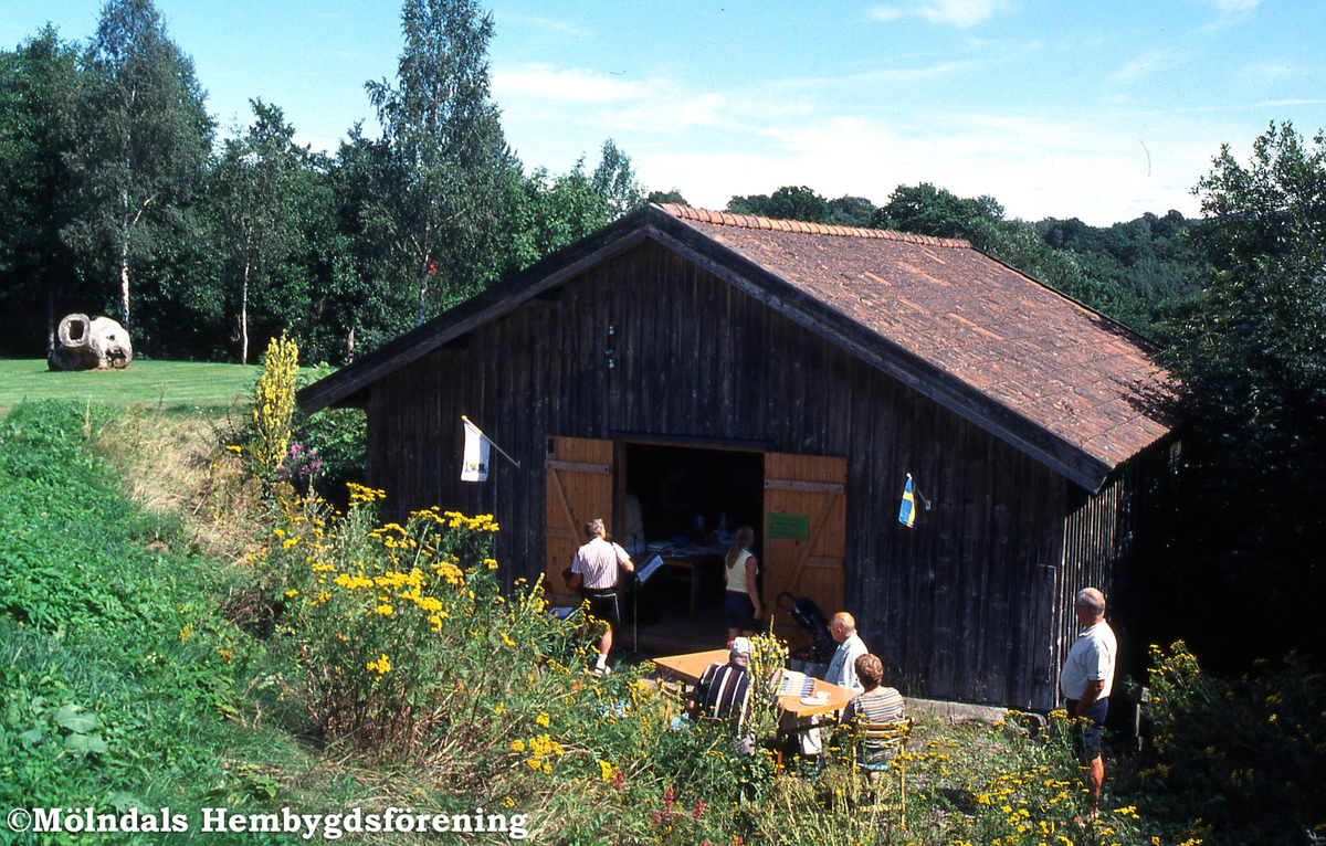 Annersa kvarnbyggnad i Kungsbacka kommun. Annersa ligger mellan Gällinge och Idala. Fotografi taget 2002.