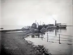 Hamar, Jernbanebrygga i Hamarbukta, Mjsøflommen 19127, mjøsb