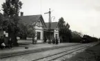 Järmvägsstationen i Kvarnlyckan.