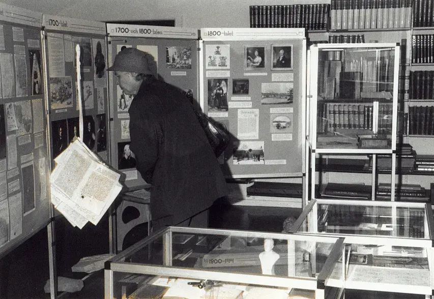 Utställning. Sveriges historia. Utställning Djursholm.