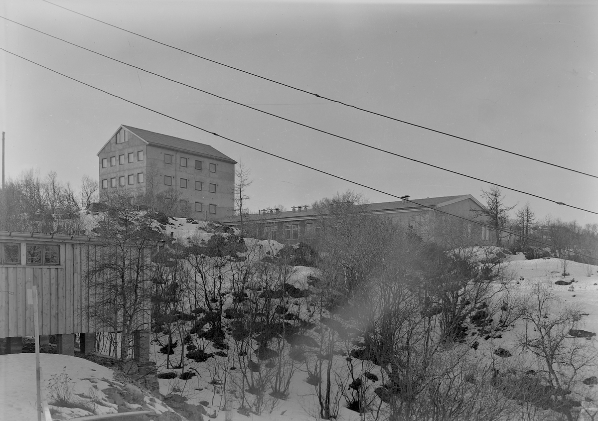 Geofysisk malmleting, anlegg på Ladehammeren, interiør og eksteriør