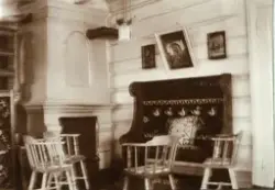 interiør fra Svenskestua i Norderhov gamle prestegård