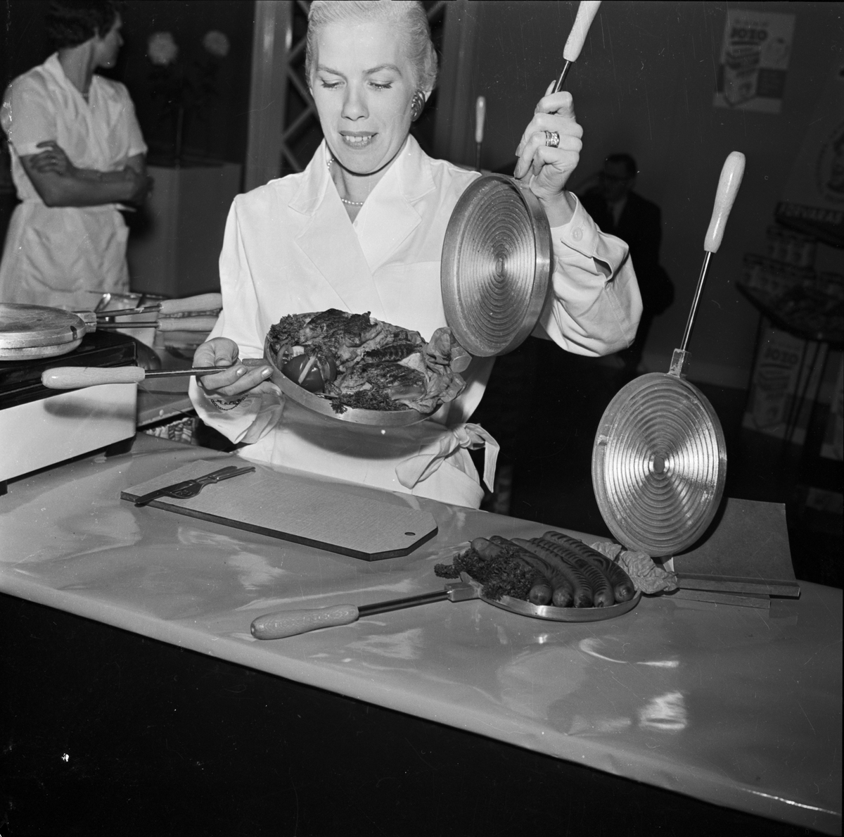 Utställning på Fyrismässan, Uppsala 1956