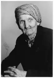 Maria Hedenberg, "Kniv-kungen" Johan Hedenbergs hustru.